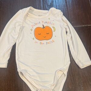 Adorable Little Sleepies pumpkin onesie